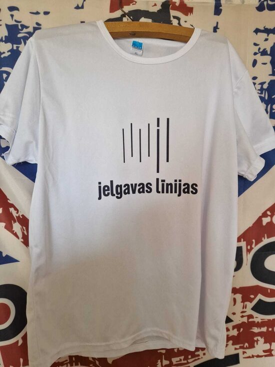 T-krekls ar Jelgavas Līnijas biedrības simboliku
